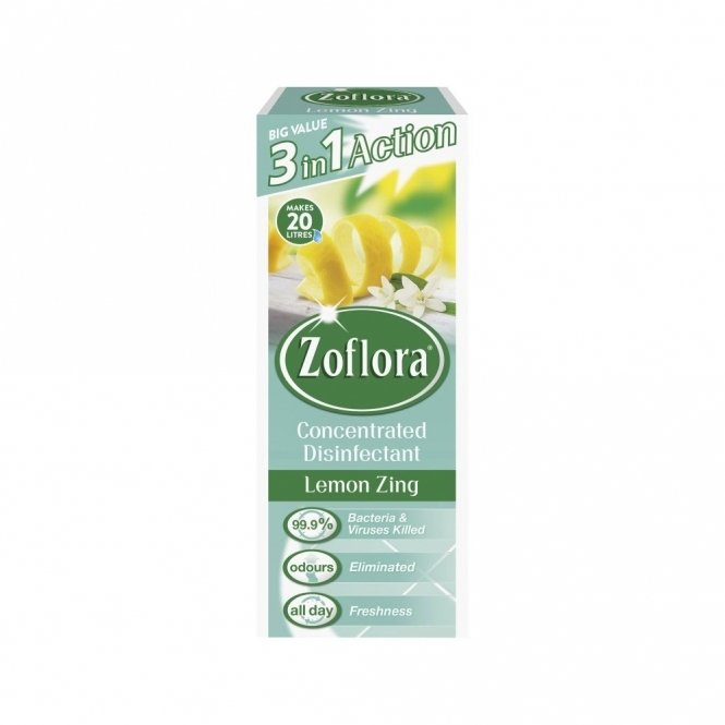 Zoflora Zoflora Lemon Zing Concentrated Disinfectant, 500ml