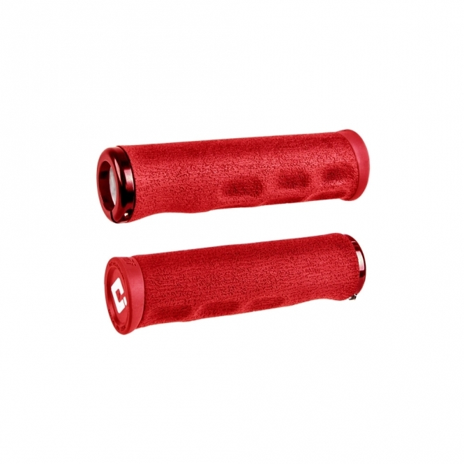 ODI ODI Lock Mountain Bike Grips 130mm, Red