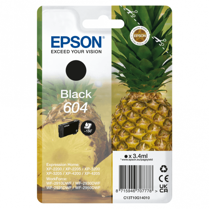 Epson Epson 604 Ink Cartridge, Black