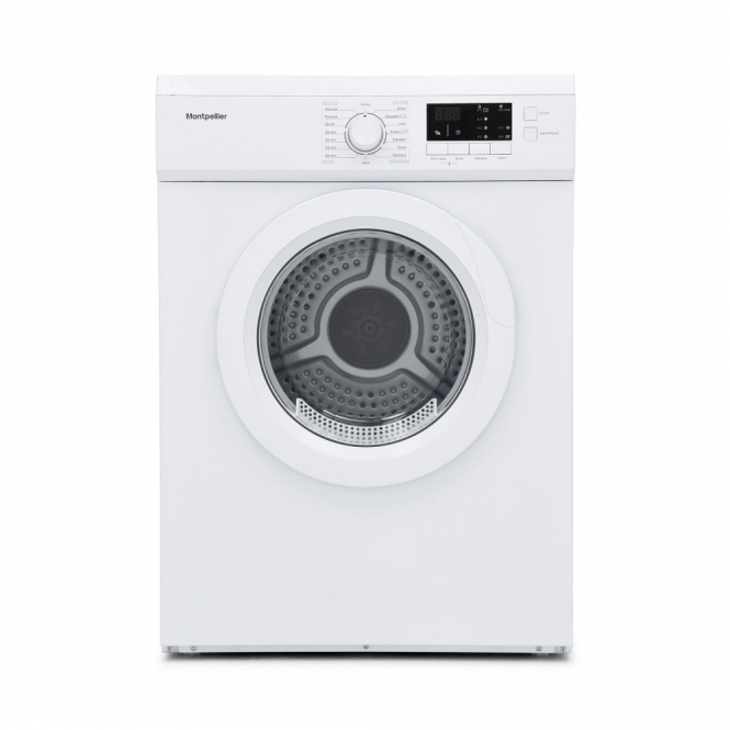 Montpellier Montpellier MVSD7W 7kg, C Energy Rating, Freestanding Vented Tumble Dryer, White