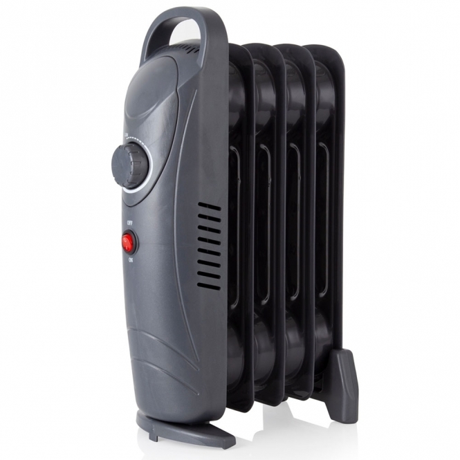 Warmlite Warmlite 650W Oil Filled Radiator, Dark Titanium