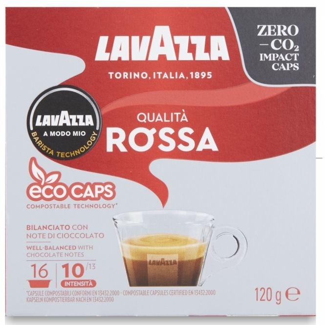 Lavazza Lavazza Rossa Eco Coffee Capsules, 16 Servings