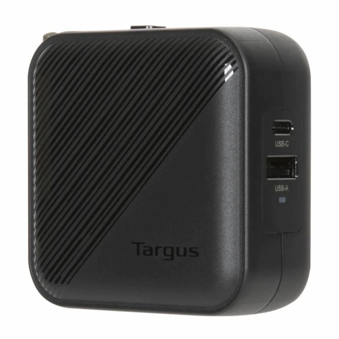 Targus Targus 65w Multi Power Laptop and Phone Wall Charger Adapter, Black