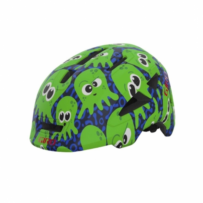 GIRO GIRO Scamp II Helmet, Matte Midnight Bright Green, XS