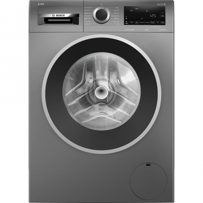 Bosch Bosch WGG244FCGB Series 6 iDos, 9kg, 1400rpm, A Energy Rating, Freestanding Washing Machine, Graphite