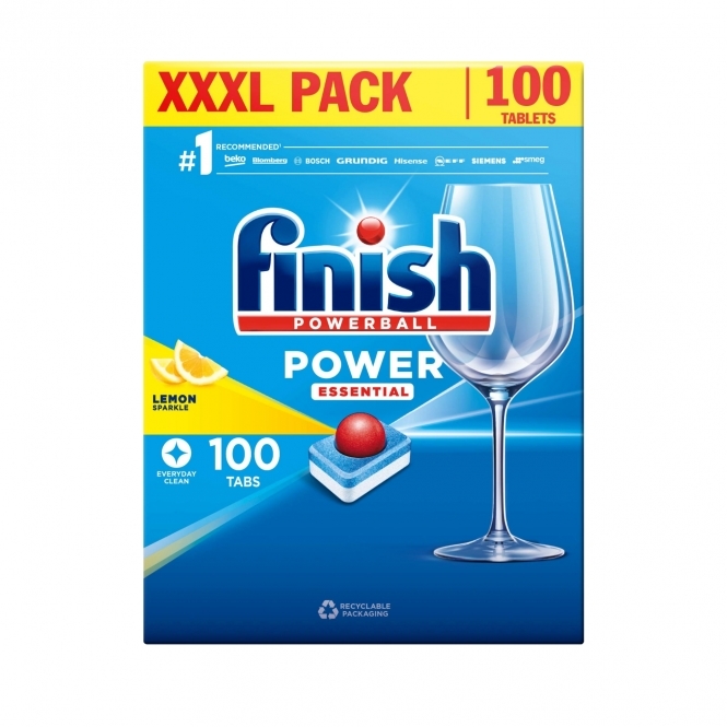 Finish Finish Dishwasher Tablets Power Essential 100's